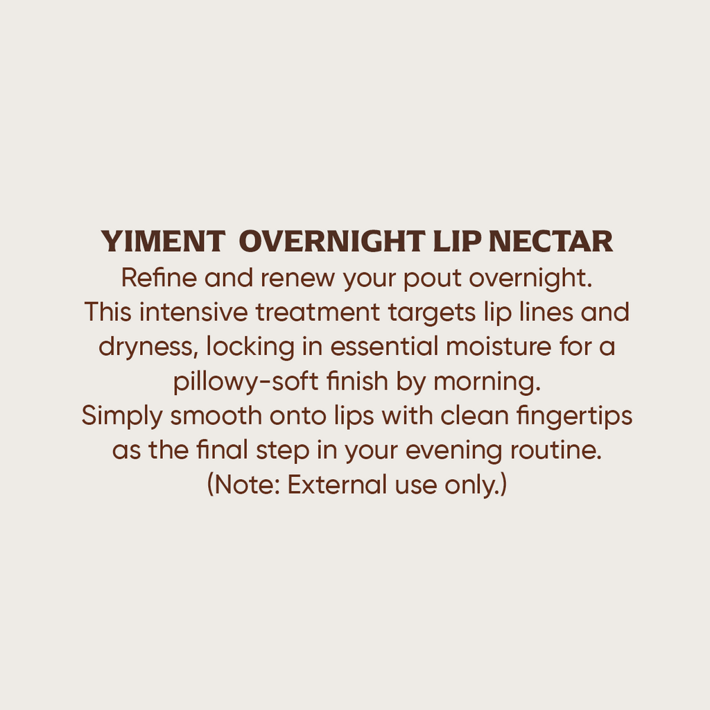 Yiment® Overnight Lip Nectar with Bio-Retinol